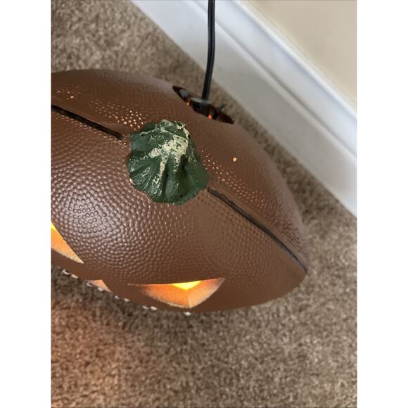 RARE Vintage 2008 Gemmy HALLOWEEN Jack O’ Lantern Pumpkin FOOTBALL Jack O’ Ball! - Picture 3 of 6